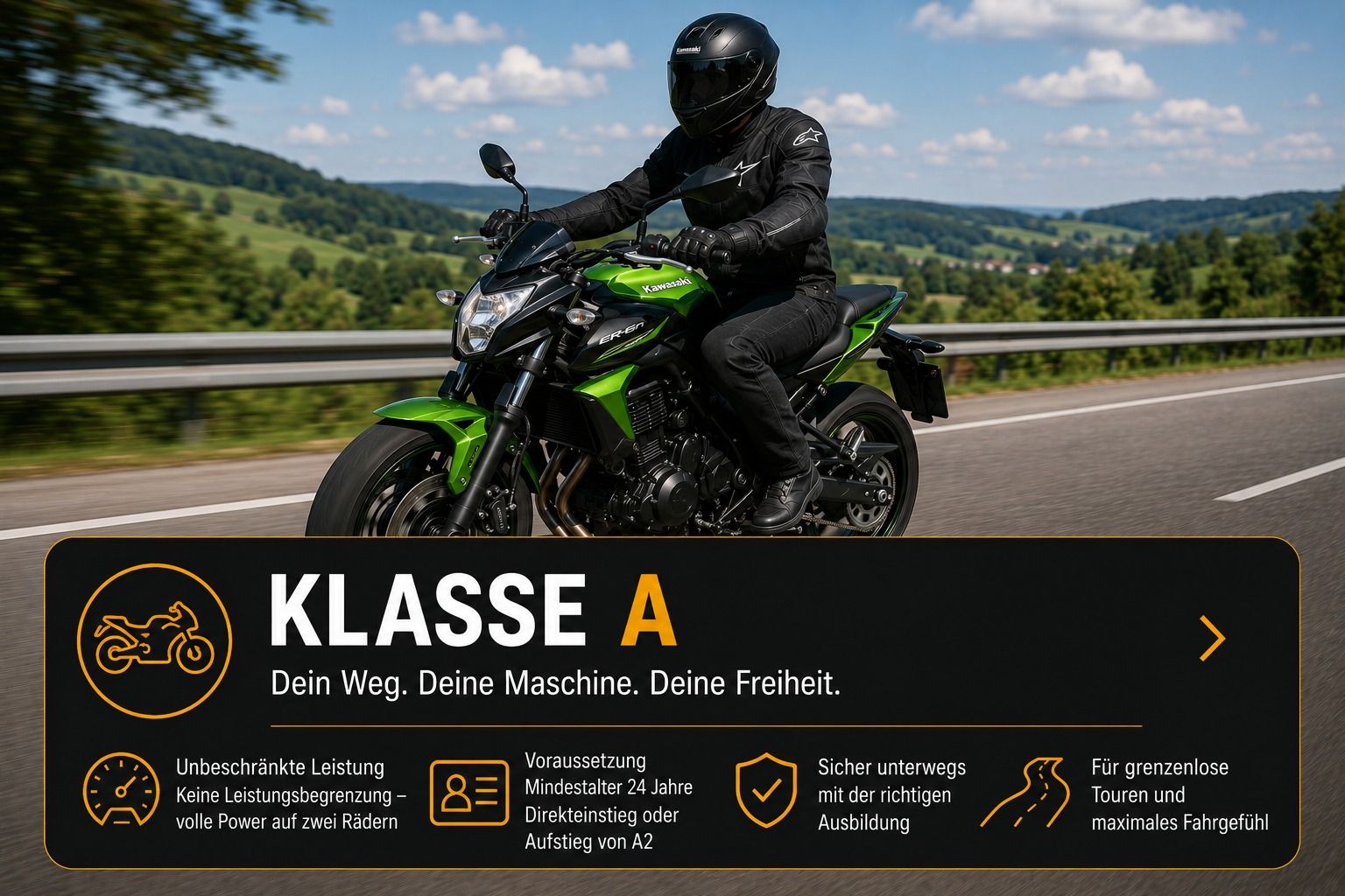 Klasse A – Fahrschule Jens Stoll Karlsruhe