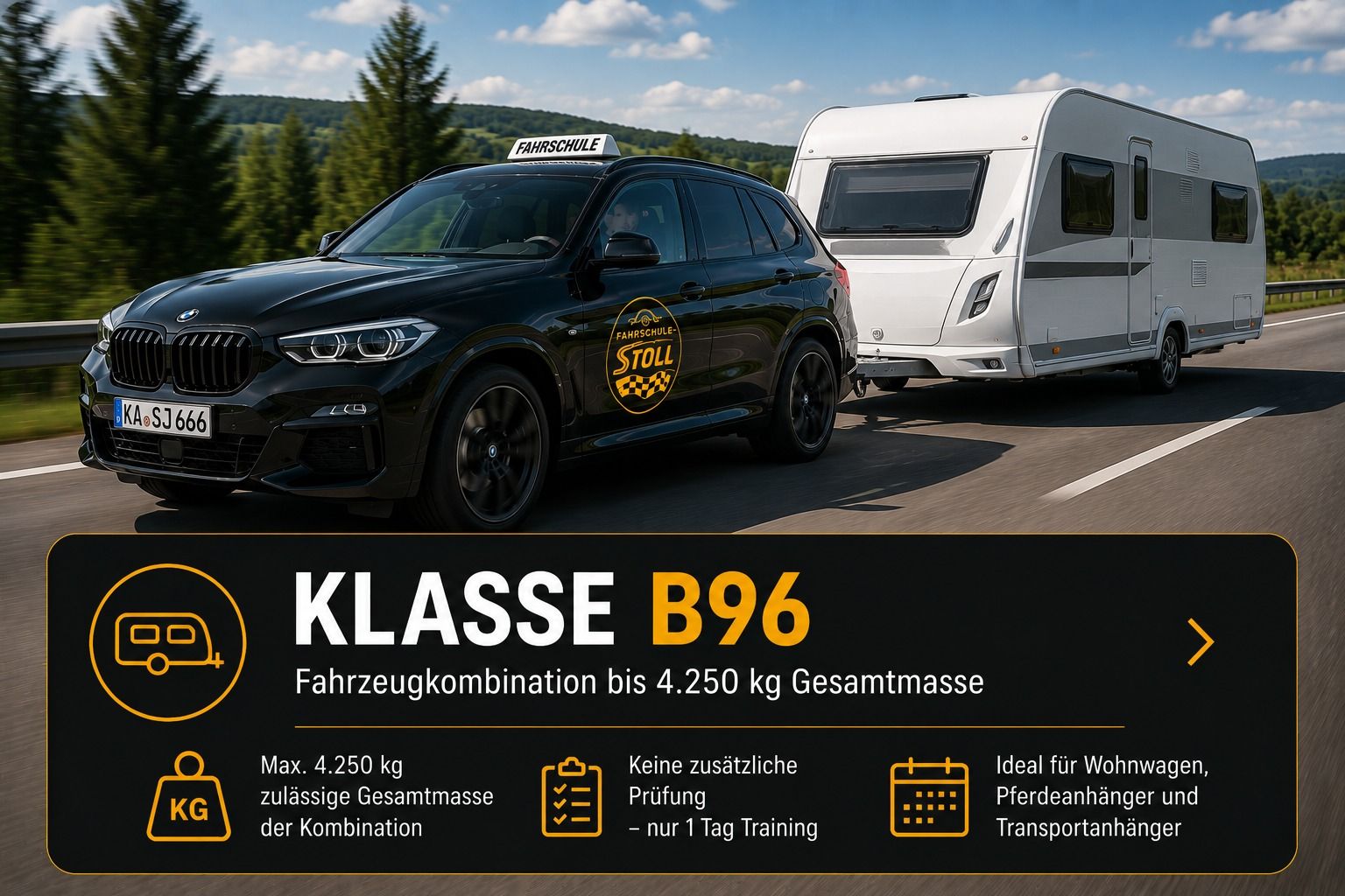 Klasse B96 – Fahrschule Jens Stoll Karlsruhe