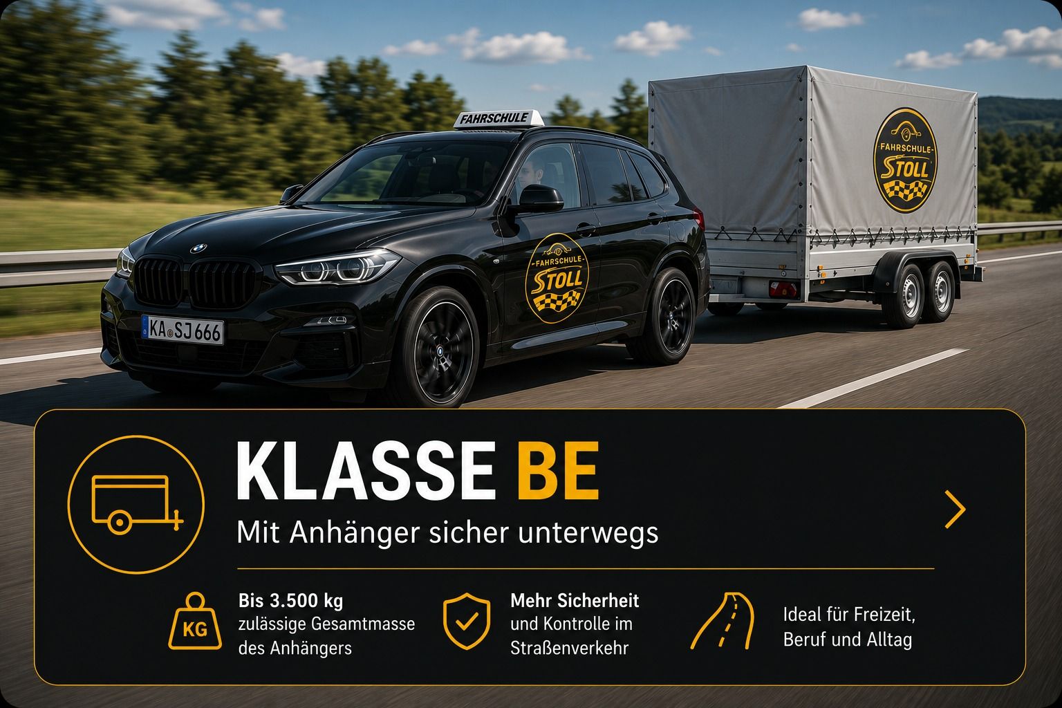 Klasse BE – Fahrschule Jens Stoll Karlsruhe